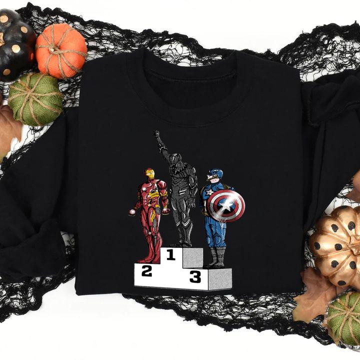 Black Panther Is The Best Iron Man Captain America t-shirt sweatshirt