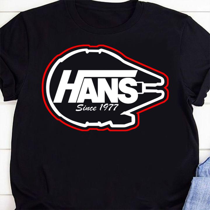 Millennium Falcon Hans Since 1977 Star Wars t-shirt shirt