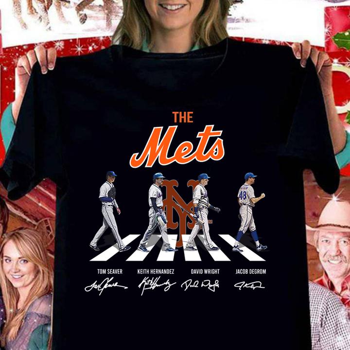 The Mets Abbey Road Signatures t-shirt woman shirt