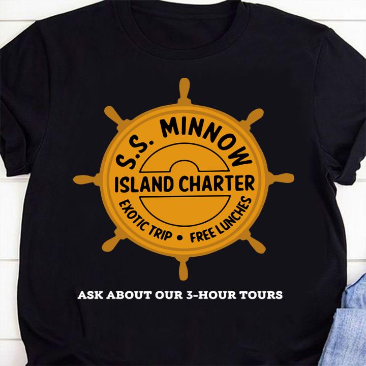 Island Charter Ss Minnow Exotic Trip Free Lunches Ask About Our 3 Hour Tours t-shirt shirt