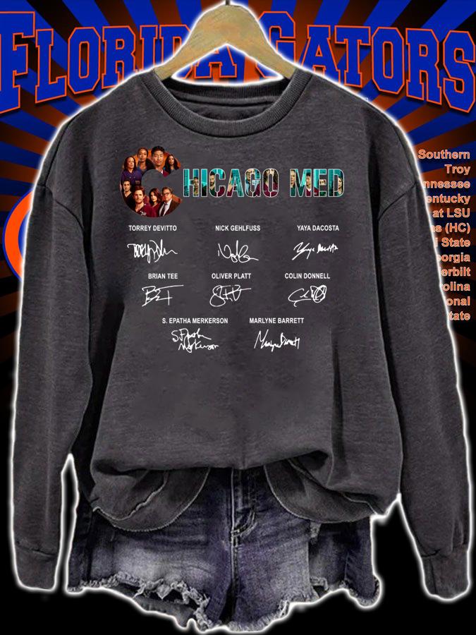 Chicago Med Signatures Torrey Devitto Nick Gehlfuss Yaya Dacosta t-shirt sweatshirt