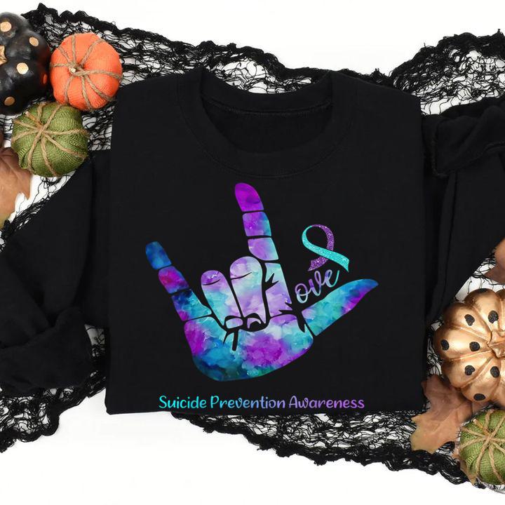 Love Suicide Prevention Awareness t-shirt sweatshirt