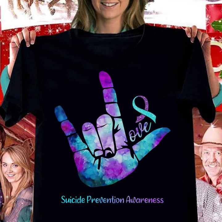 Love Suicide Prevention Awareness t-shirt woman shirt