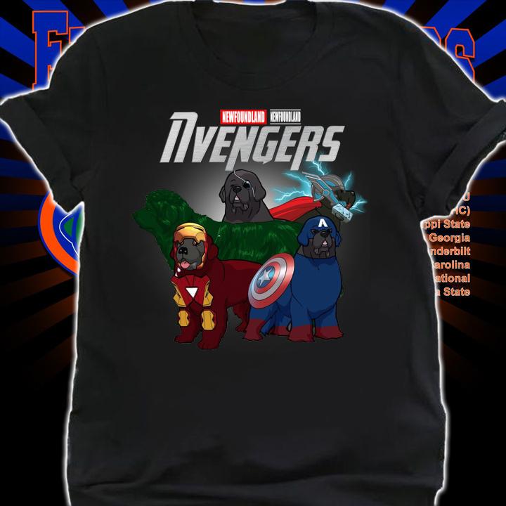 Newfoundland Marvel Avengers Endgame Nvengers t-shirt shirt