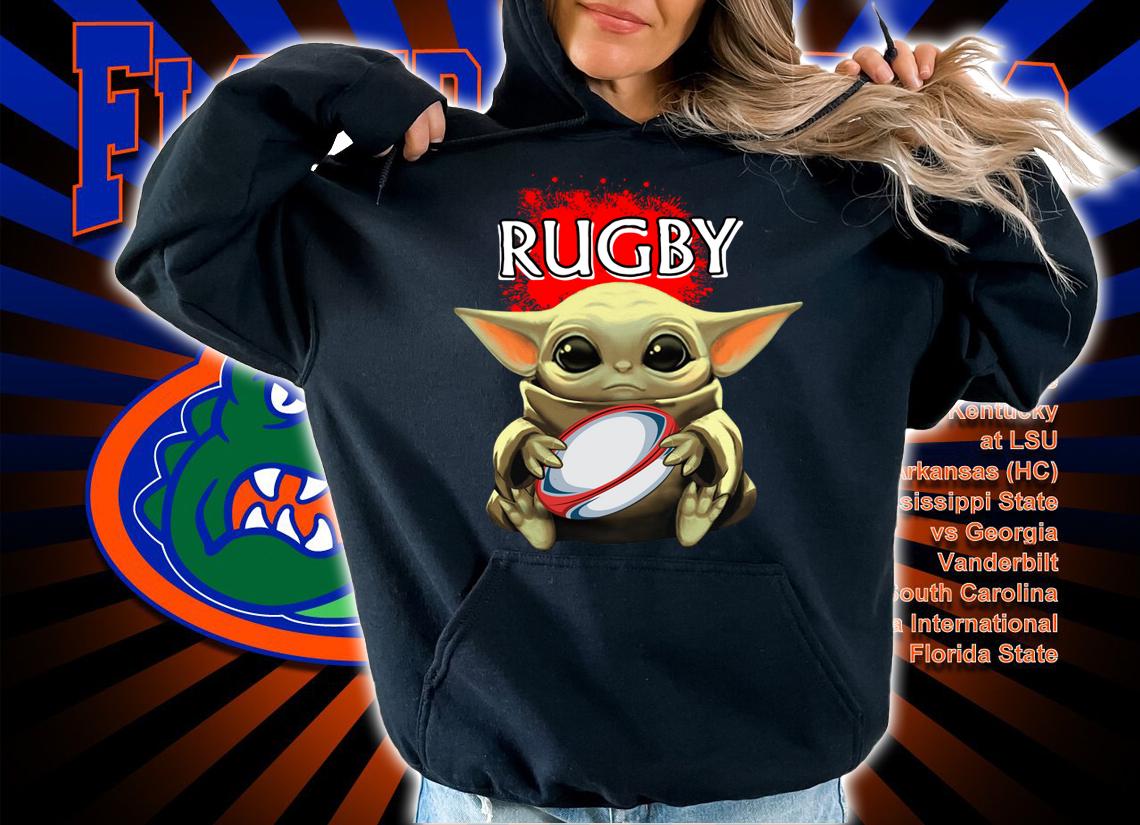 Star Wars Baby Yoda hug Rugby t-shirt hoodie