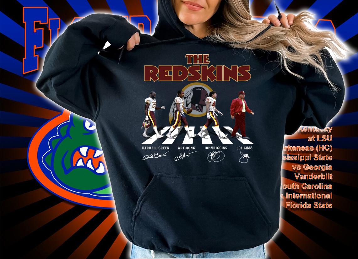 Washington Football The Redskins Abbey Road signed t-shirt hoodie