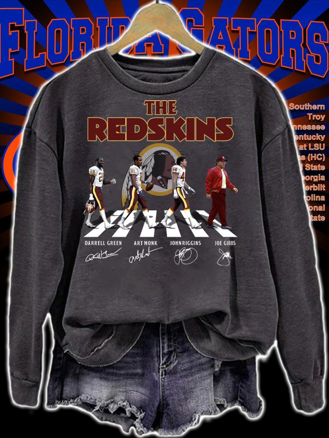 Washington Football The Redskins Abbey Road signed t-shirt sweatshirt