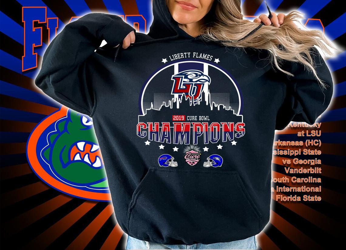 Liberty Flames Champions Cure Bowl 2019 t-shirt hoodie