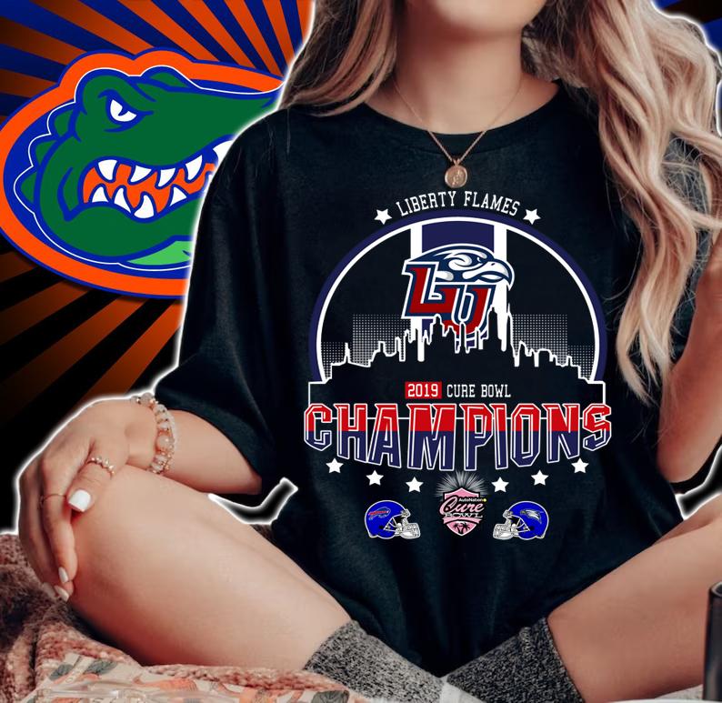 Liberty Flames Champions Cure Bowl 2019 t-shirt woman shirt