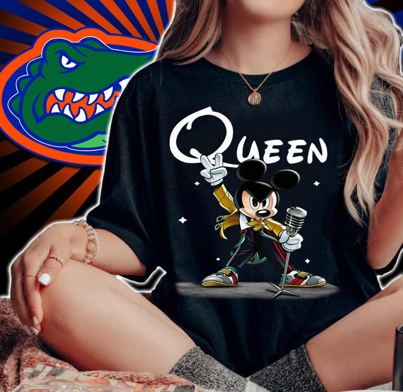 Queen Freddie Mercury Mickey Mouse t-shirt woman shirt