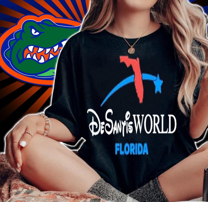 Disney De Santis World Florida t-shirt woman shirt