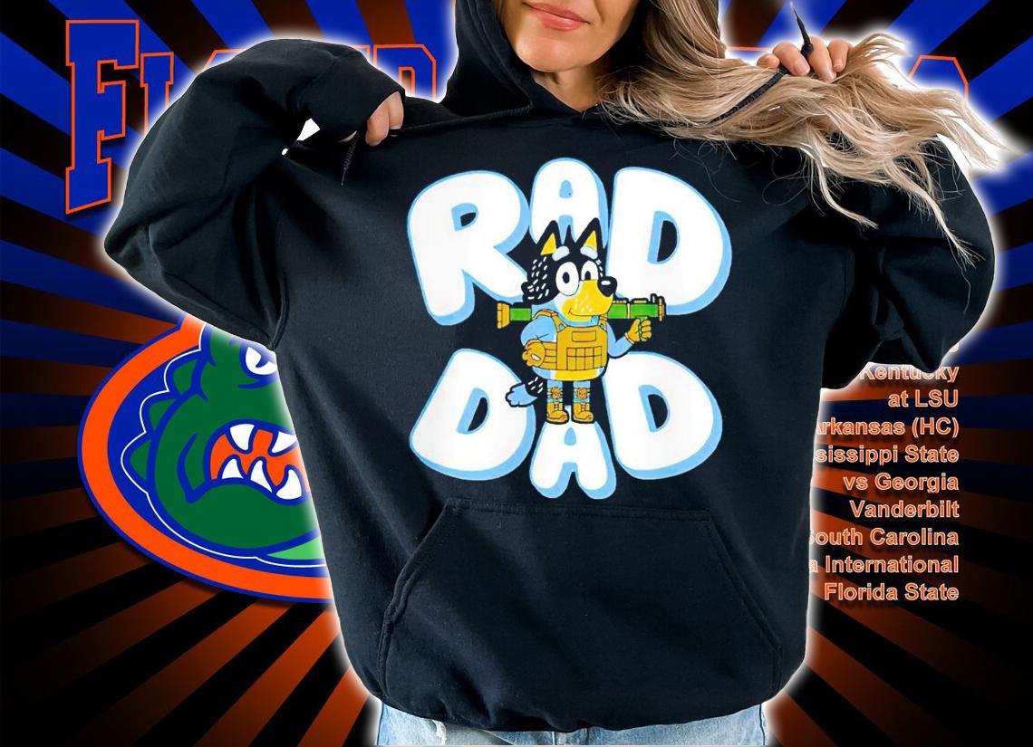 Father Day Bluey Rad Dad t-shirt hoodie