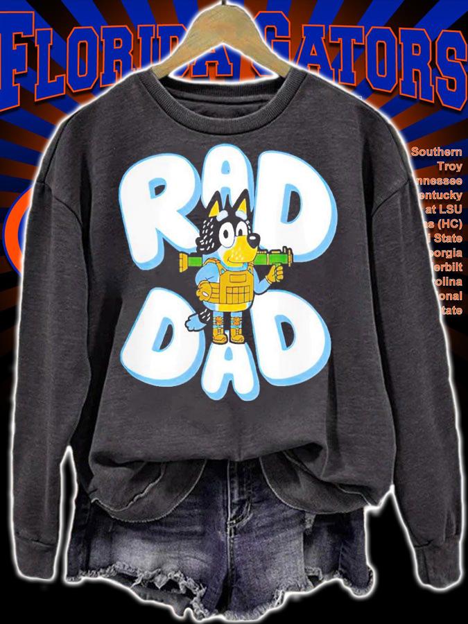 Father Day Bluey Rad Dad t-shirt sweatshirt