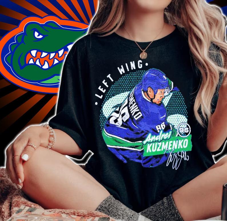 Andrei Kuzmenko Vancouver Dots Hockey Shirt t-shirt woman shirt