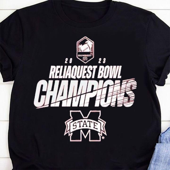 2023 Reliaquest Bowl Mississippi State Champion shirt t-shirt shirt
