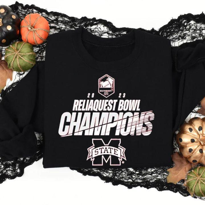 2023 Reliaquest Bowl Mississippi State Champion shirt t-shirt sweatshirt