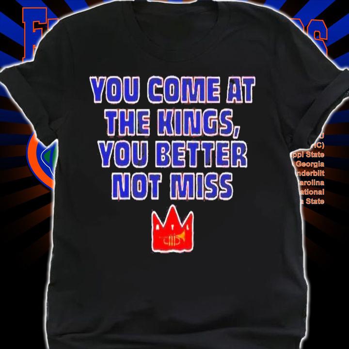 Awesome atlanta Braves You Come At The Kings You Better Not Miss Shirt t-shirt shirt