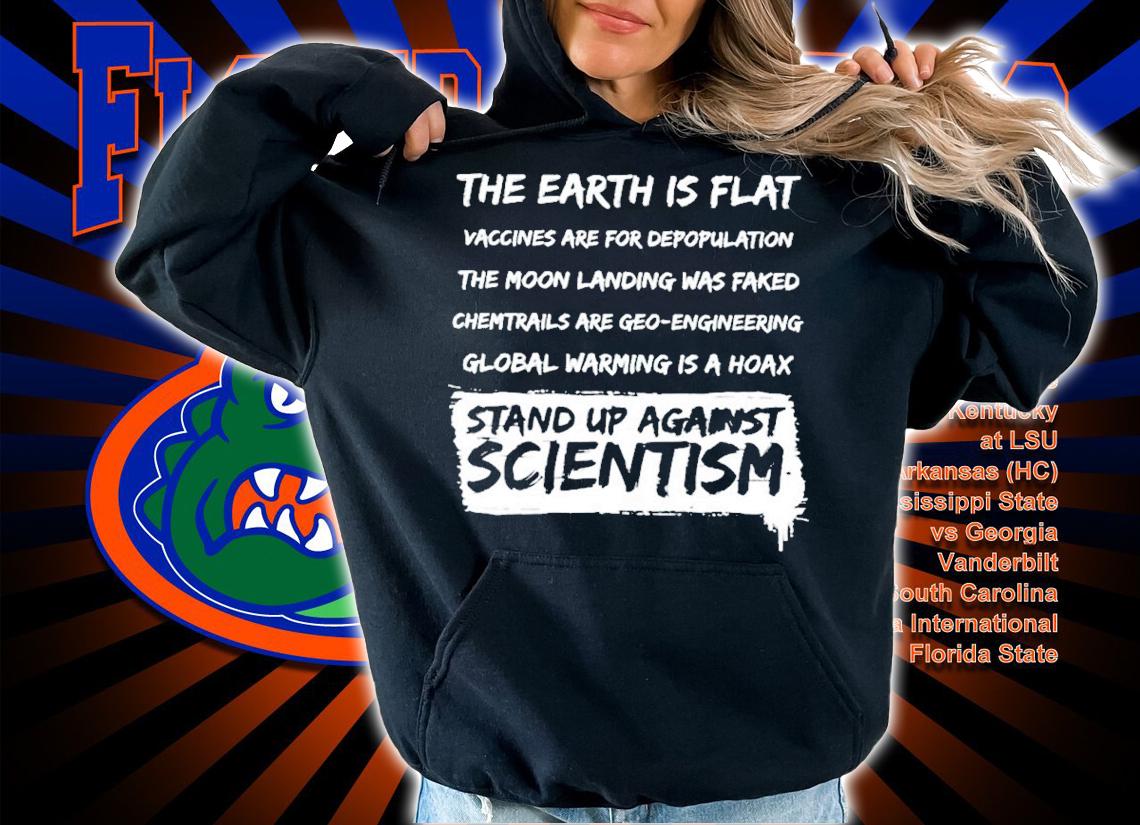 Bad Vaccine Takes The Earth Is Flat Vaccines Are For Depopulation The Moon Landing Was Faked Official Shirt t-shirt hoodie