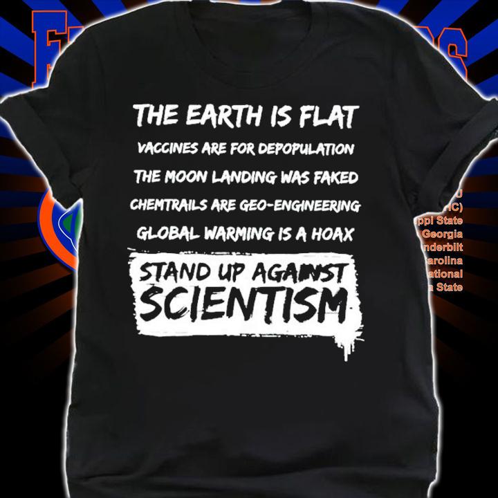 Bad Vaccine Takes The Earth Is Flat Vaccines Are For Depopulation The Moon Landing Was Faked Official Shirt t-shirt shirt