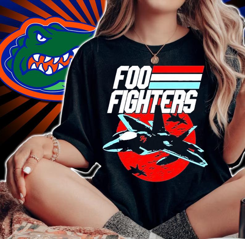 Foo Fighters Fighter Jet Ryan Pinesworth Shirt t-shirt woman shirt