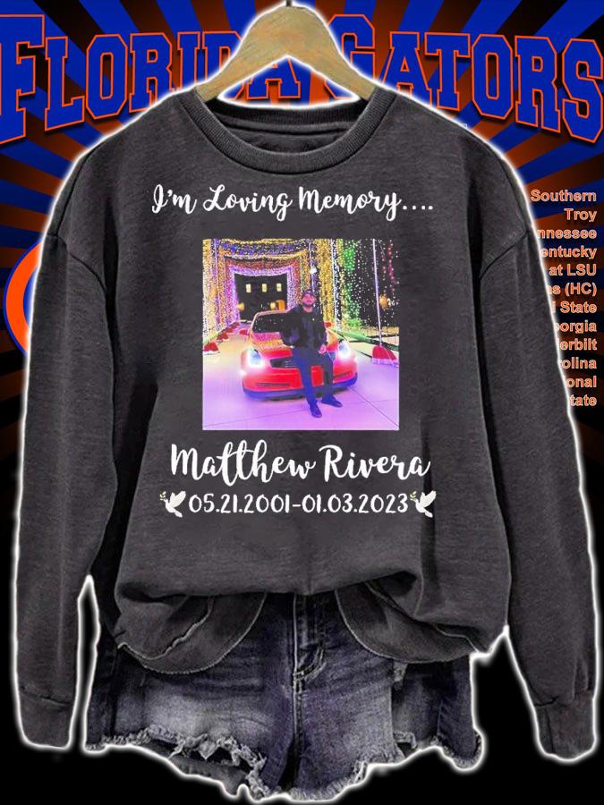 I'm loving memory Matthew Rivera shirt t-shirt sweatshirt
