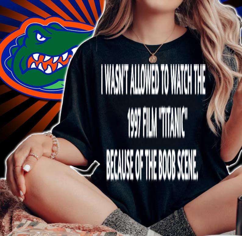 I wasn't allowed to watch the 1997 film Titanic shirt t-shirt woman shirt