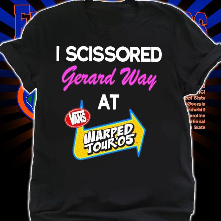 I Scissored Gerard Way At Vans Warped Tour 05 Shirt t-shirt shirt