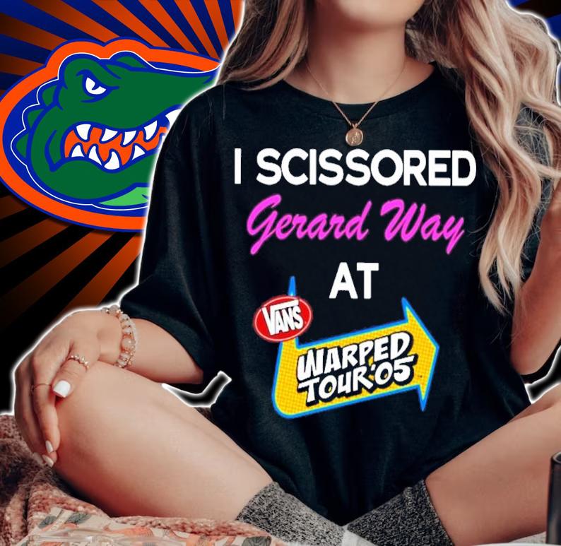 I Scissored Gerard Way At Vans Warped Tour 05 Shirt t-shirt woman shirt
