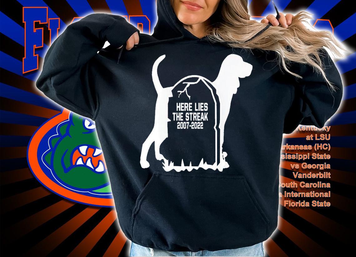 Here is the streak 2007 2022 shirt t-shirt hoodie