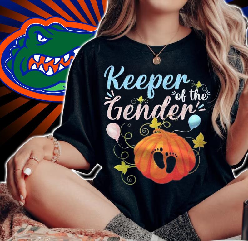 Keeper Of The Gender Reveal Baby Halloween Party Shirt t-shirt woman shirt