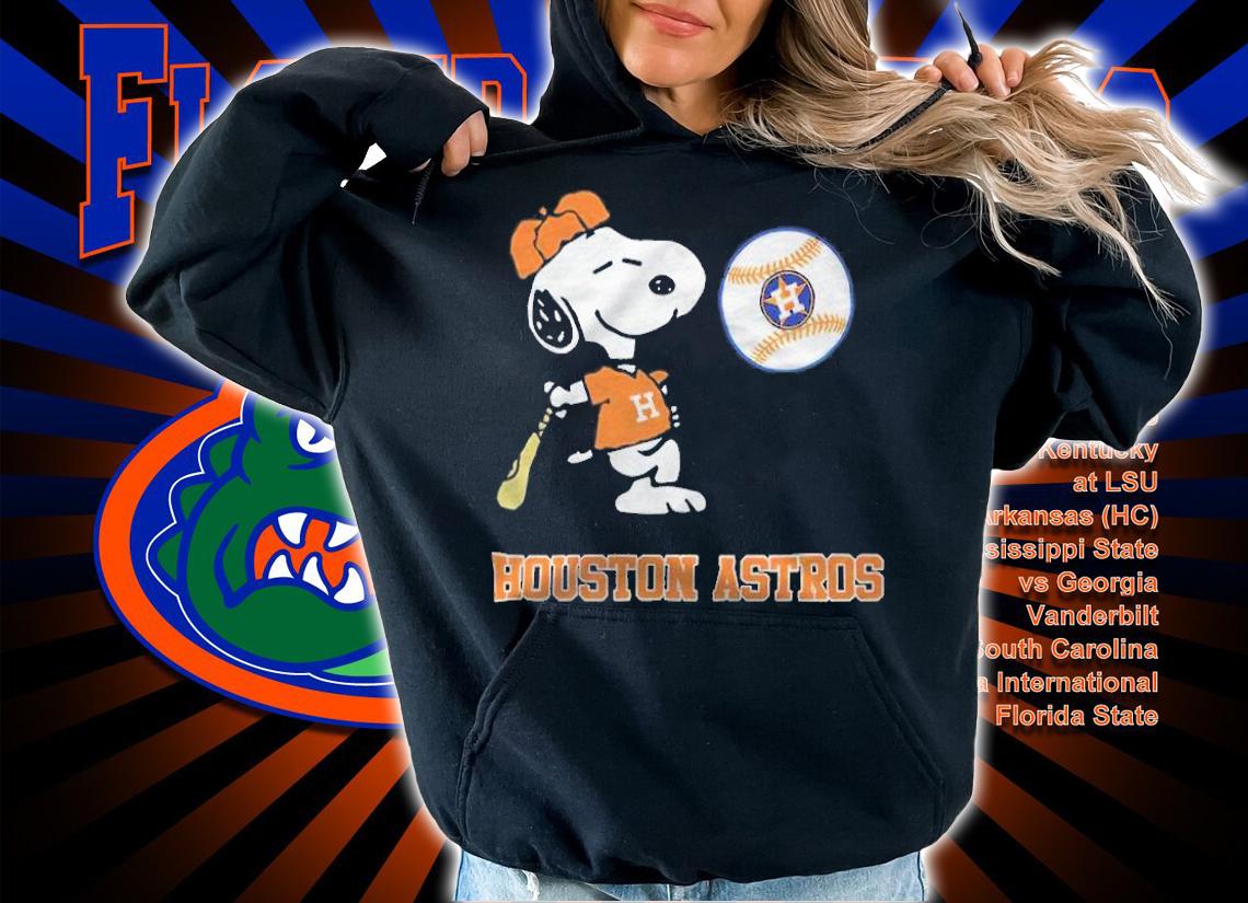 Houston Astros Snoopy baseball shirt t-shirt