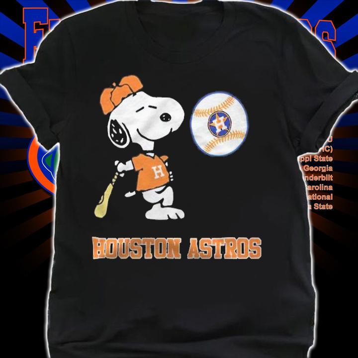 Houston Astros Snoopy baseball shirt t-shirt