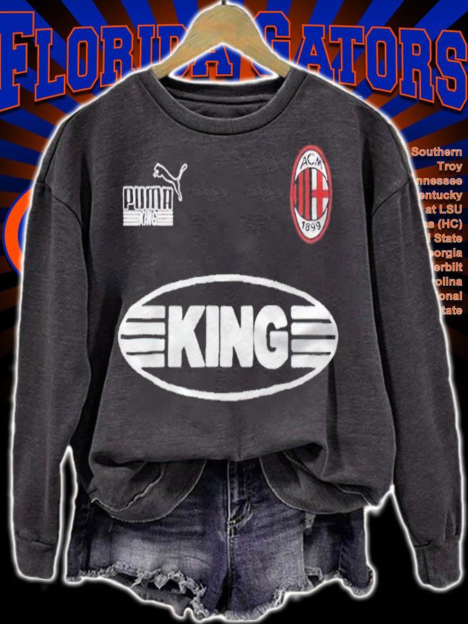 Puma Milan King Jersey Football Heritage T-shirt sweatshirt