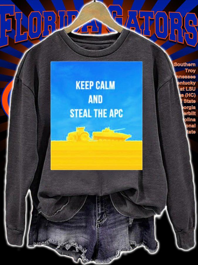 Ukrainian Farmers Keep Calm And Steal The Apc T-Shirt