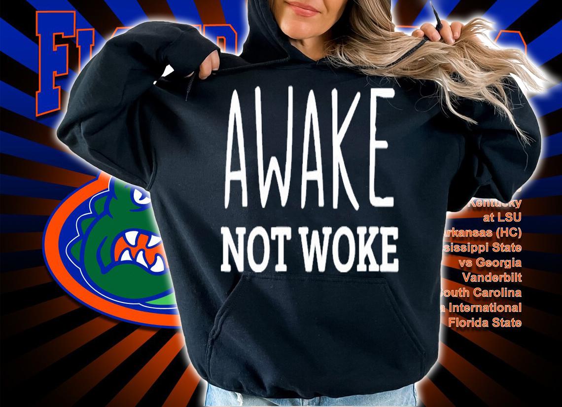 Womens Awake Not Woke T-Shirt