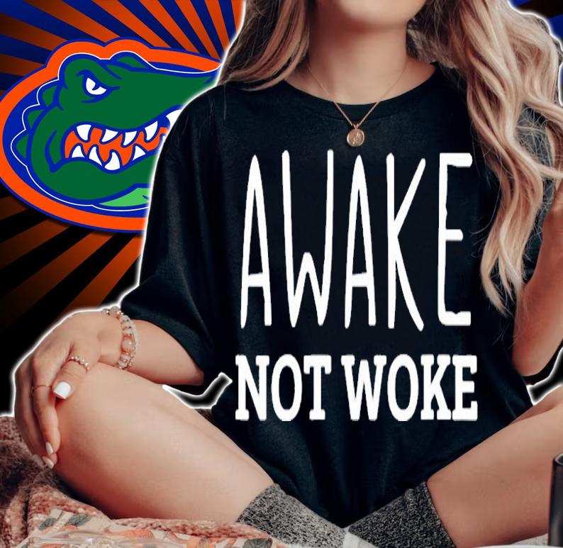 Womens Awake Not Woke T-Shirt