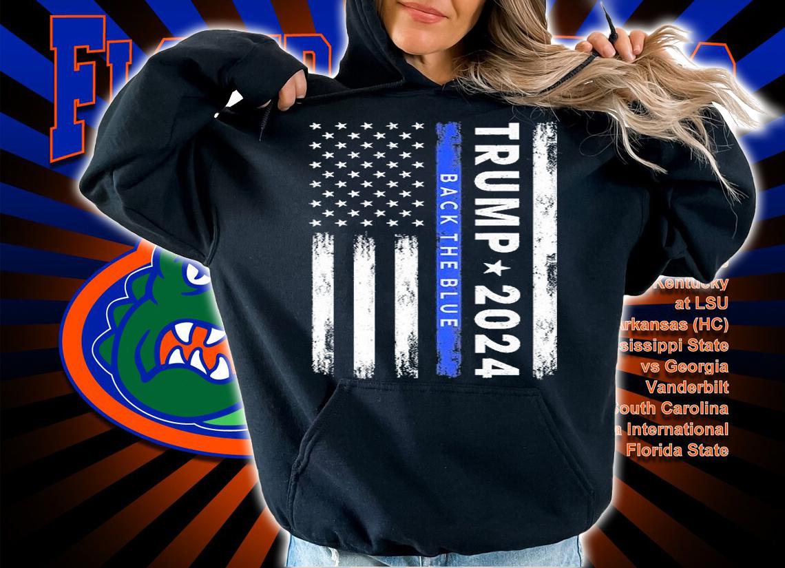 Donald Trump 2024 Back The Blue T-Shirt
