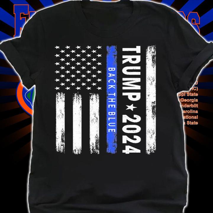 Donald Trump 2024 Back The Blue T-Shirt