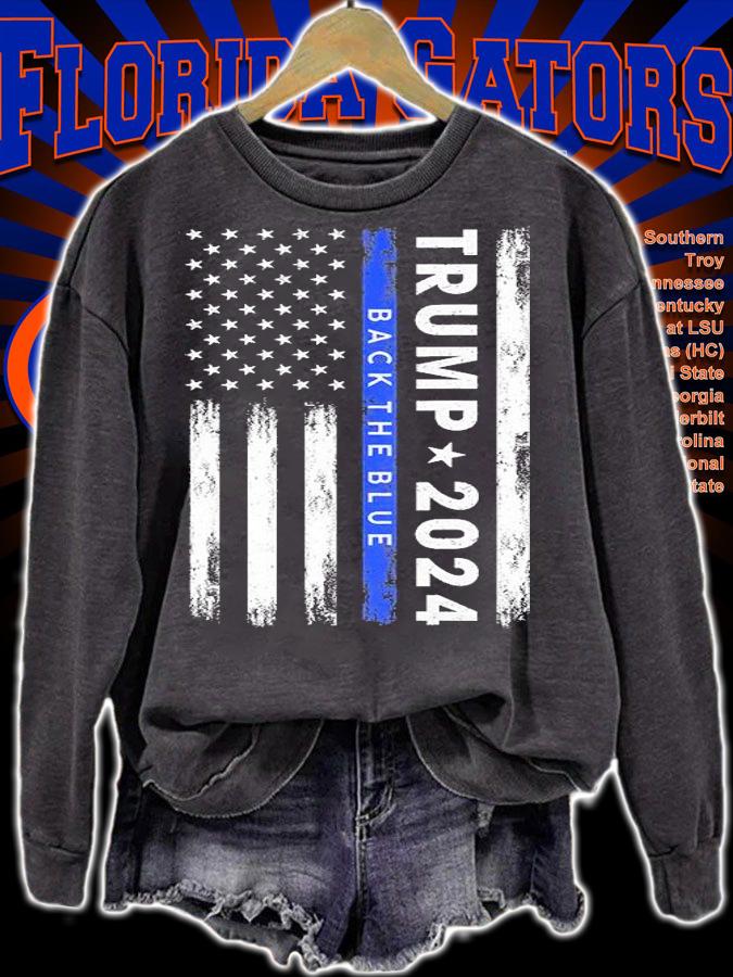 Donald Trump 2024 Back The Blue T-Shirt