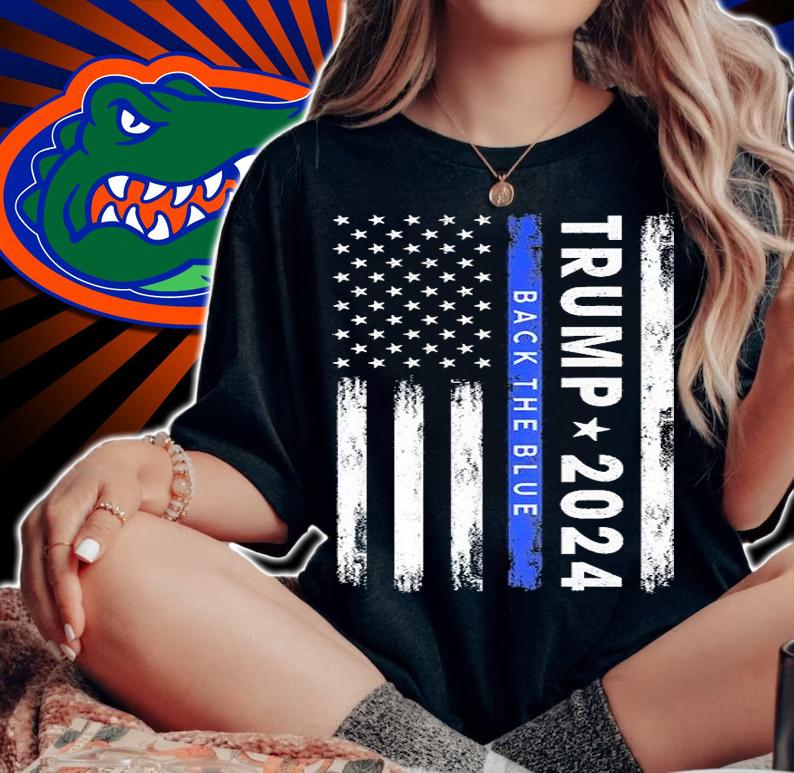 Donald Trump 2024 Back The Blue T-Shirt