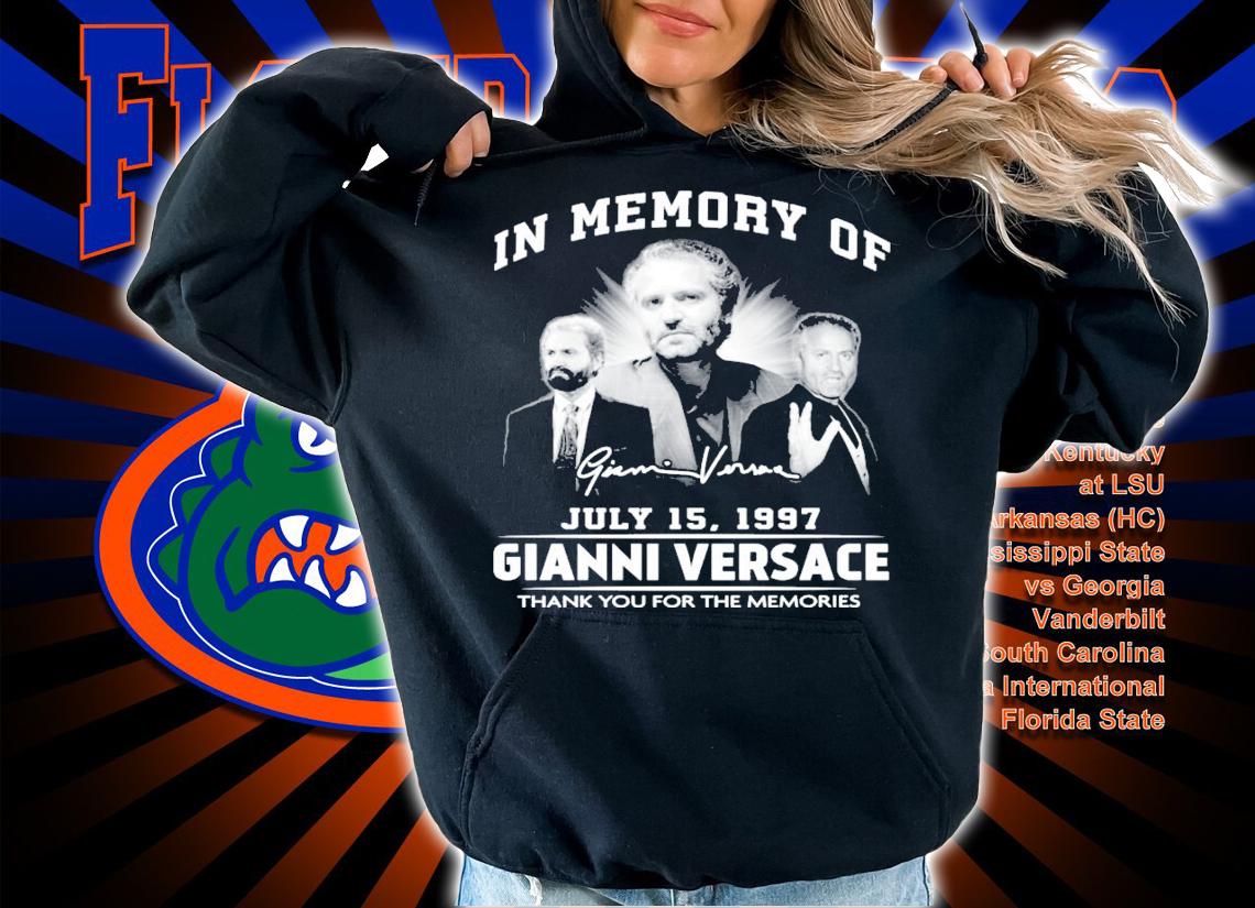 In memory of Gianni Versace signature shirt