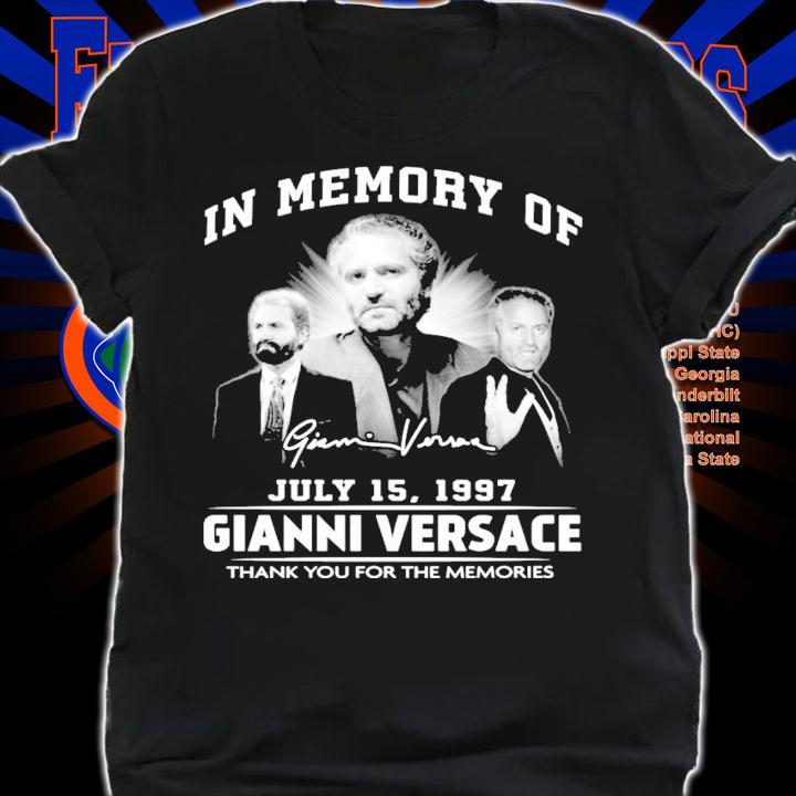 In memory of Gianni Versace signature shirt