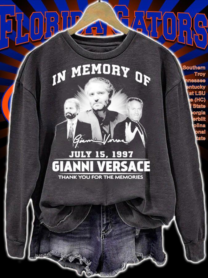 In memory of Gianni Versace signature shirt