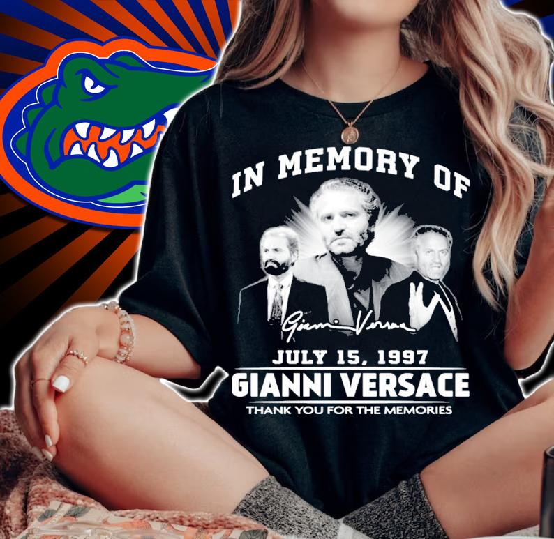 In memory of Gianni Versace signature shirt