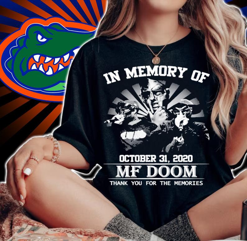 In Memory Of October 31 2020 Mf Doom Thank You For The Memories T-shirt woman shirt