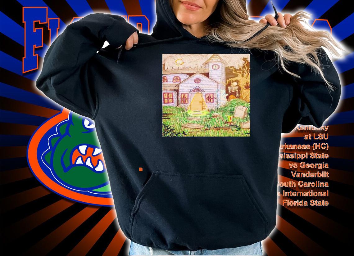 Haunted House art shirt hoodie