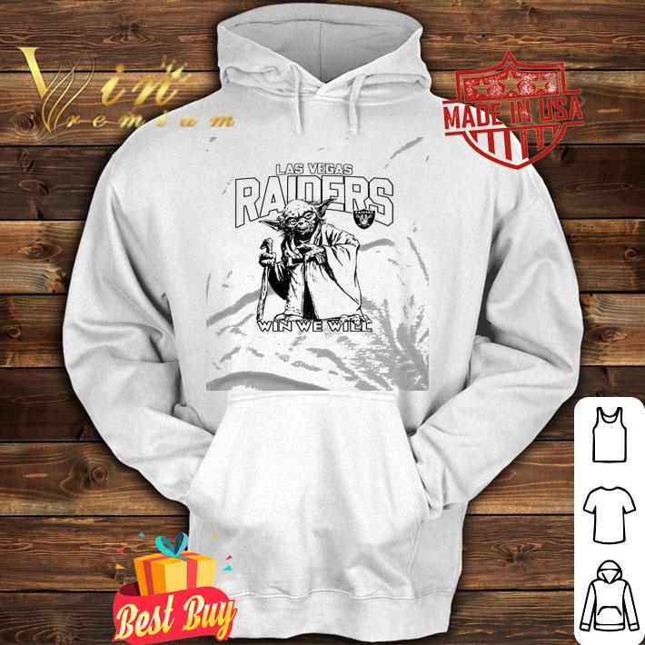 Las Vegas Raiders Star Wars Yoda Win We Will shirt