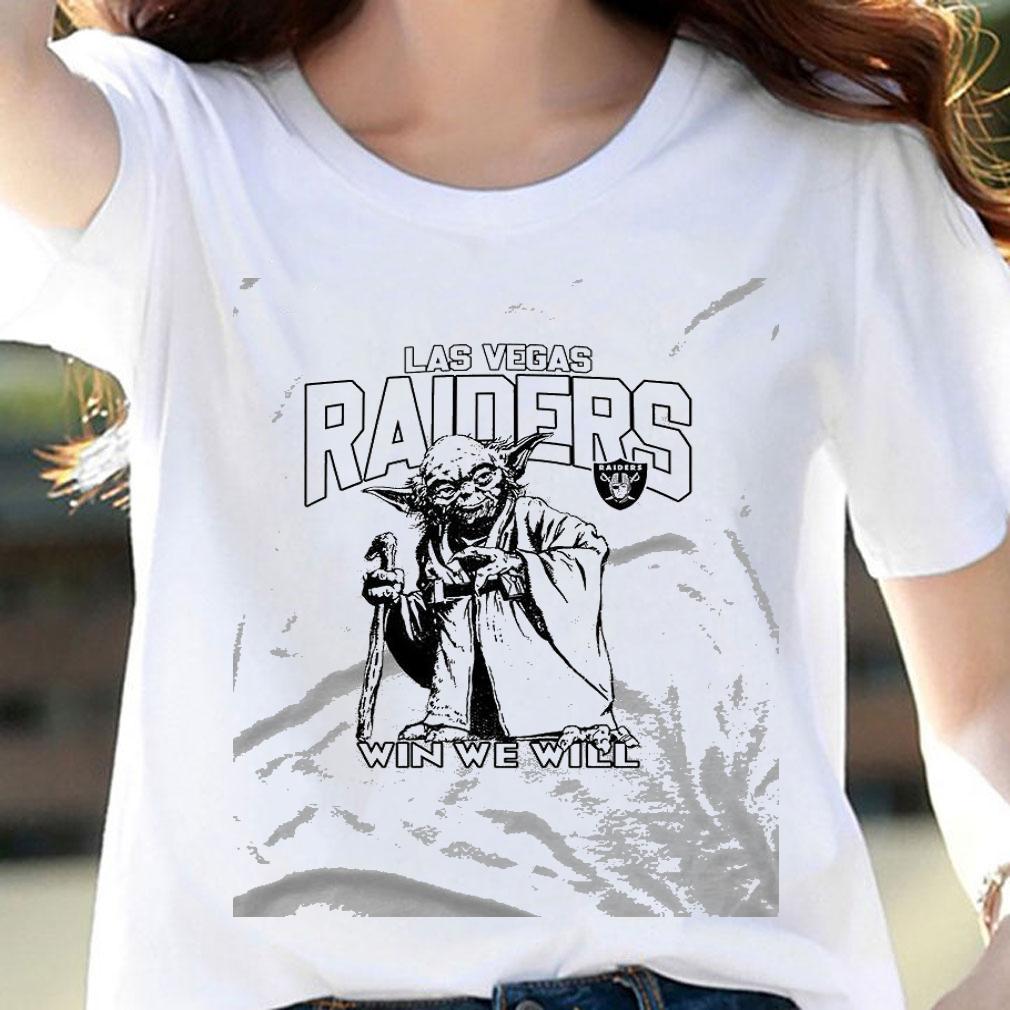 Las Vegas Raiders Star Wars Yoda Win We Will shirt