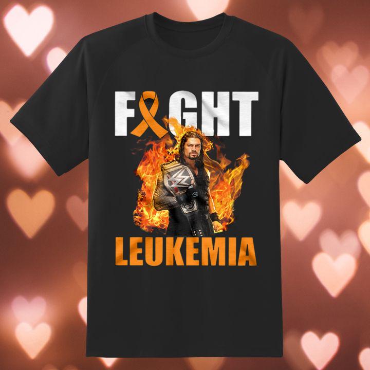 Roman Reigns Fight Leukemia Cancer Awareness Month T-Shirt
