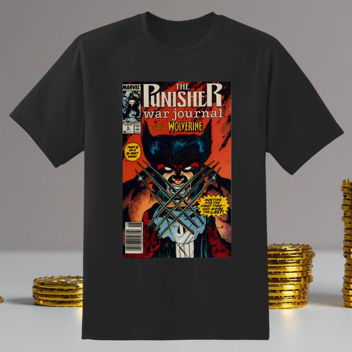 Official The Punisher War Journal 6 Wolverine T-Shirt